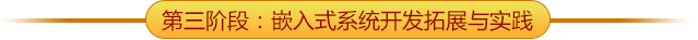 嵌入式學習路線第三階段課程