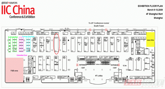 華清遠見II-China2009現場免費培訓位置
