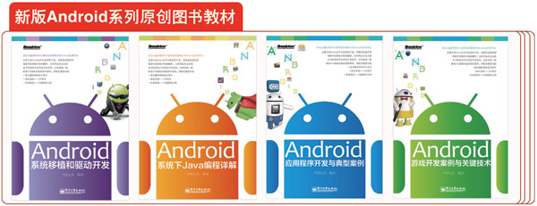 新版Android系列原創教材樣章及配套視頻下載