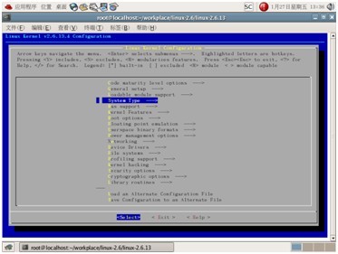 D1.1  make menuconfigý