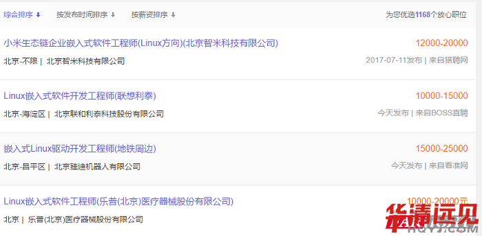 嵌入式Linux工程師薪資待遇
